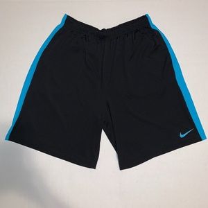 Men's Nike Dri-Fit Blue and Black Shorts